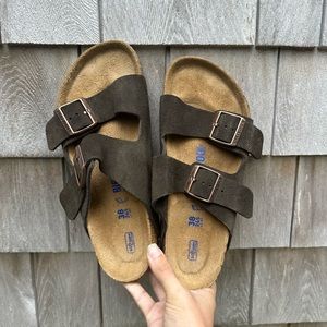 Brown Birkenstocks